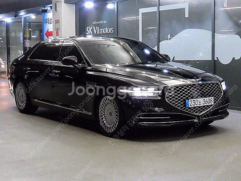 제네시스 G90 중고차 가격 제네시스 중고 검정색 2019년식 84,017km 5.0 GDI AWD 프레스티지 중고...--0
