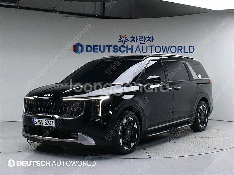 검정색 더뉴 카니발 중고 하이브리드 HEV 9인승 노블...--0