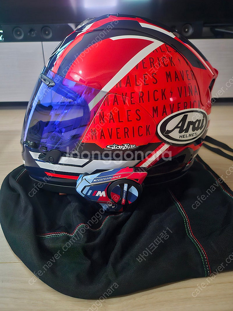 아라이 RX-7X 매버릭 +세나50S 하만카돈 팝니다. 오늘만 75에 드림니다.--0