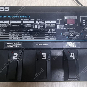 일렉기타 boss 멀티 이펙터 me-5