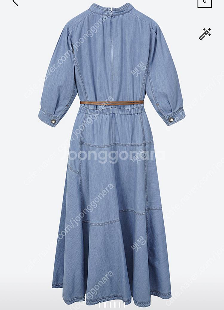 마인 인기 많았던 데님 원피스 55 사이즈--1