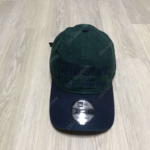 [23,000] (ONE SIZE) 뉴에라 NEW ERA 뉴욕 스크립트 언스트럭쳐 볼캡 다크 그린