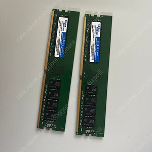 삼성 칩 DDR4 16GB램 19200( PC4-2400T) 골든메모리 2개 판매합니다.