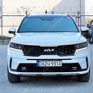 쏘렌토 중고 신형 쏘렌토 MQ4 중고 쏘렌토 중고차 흰색 2023년식 6,307km 가솔린 2.5T 4WD 시그니처 개인사업자 차량구매