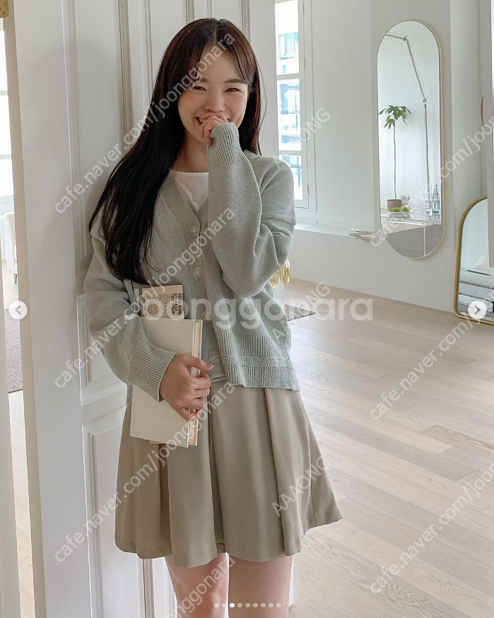 레이지코너 플레어 스커트 팬츠 (베이지)--0