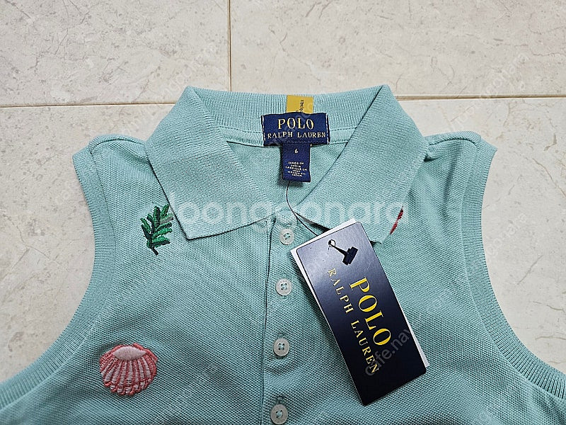 폴로 랄프로렌 여아 올인원 여름 옷 바지 나시 6사이즈--1