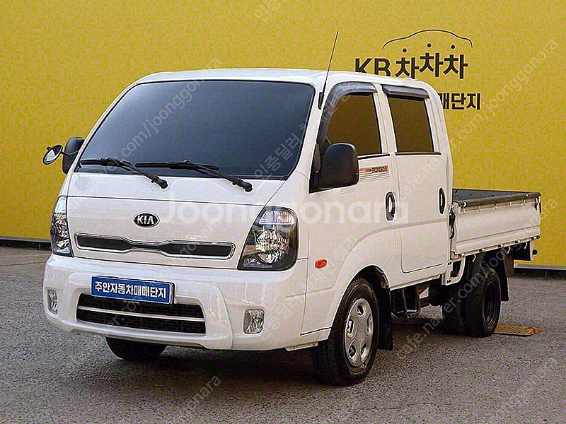 중고트럭매매 봉고3 카고 1톤 더블캡 중고화물차매매 흰...--2