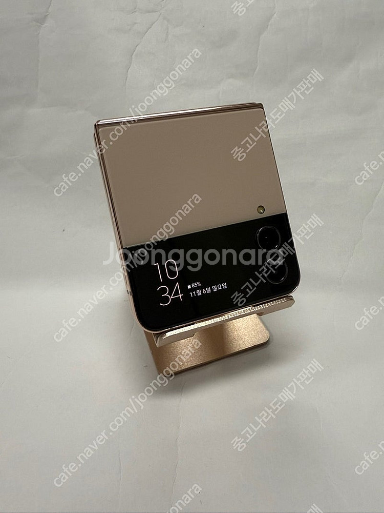 166998 갤럭시Z플립4 256GB KT 핑크골드 꿀...--3