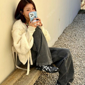 아식스 젤벤쳐6 캐리어그레이 230사이즈 이시영신발 아식스