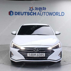 아반떼 중고 아반떼 더 뉴 아반떼 AD 중고차 흰색 2020년식 78,920km 1.6 스마트 초이스 개인사업자 차량구매