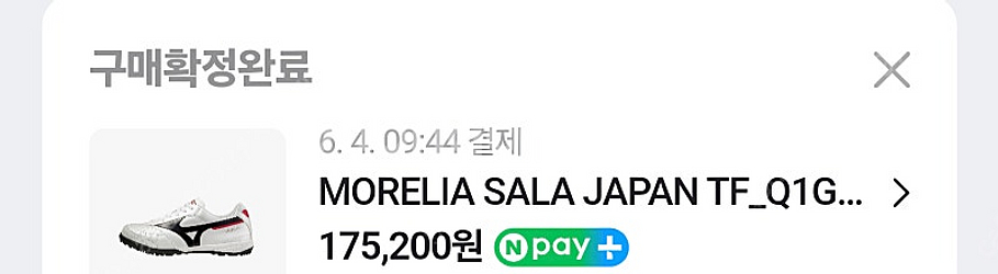 미즈노 모렐리아 살라 재팬 tf 285mm--4