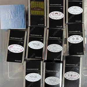 일본, 한국 한정 만년필잉크 펠레펜나, 앙코라, 고베잉크, 펜앤메세지, 산코도, 서울펜쇼