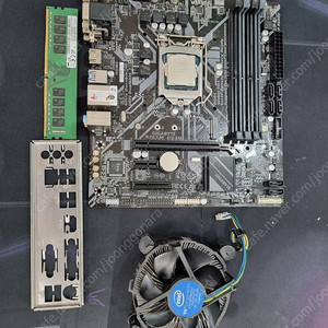 I5-9500F + 기가바이트 B365B DS3H + 삼성램16GB 보드셋