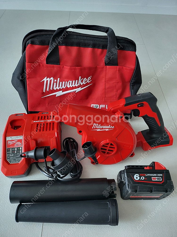 밀워키 송풍기(소포) M18 BBL, 6.0 ah배터리...--0
