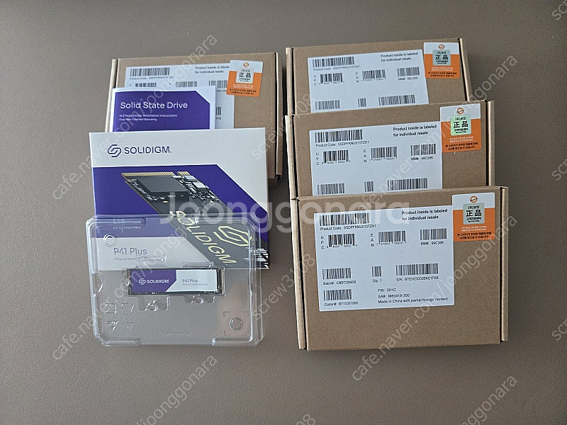 M.2 SSD 솔리다임 P41 PLUS 1TB 4개 T...--0