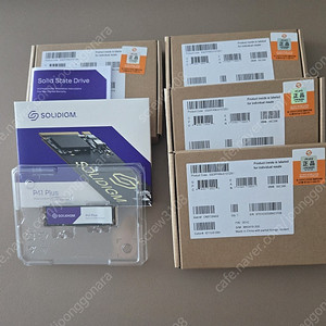 M.2 SSD 솔리다임 P41 PLUS 1TB 4개 Team Group MP33 1TB 1개
