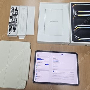 아이패드프로 11인치 M4 256GB +에케플 + 애플펜슬PRO 팝니다.