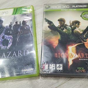 xbox360 바이오 하자드 5,6 택포 2.5
