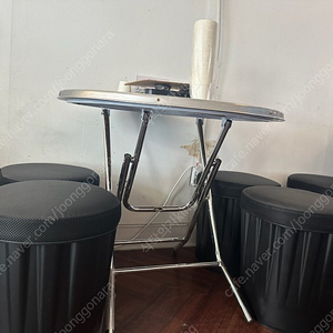 구내식당 함바 뷔페 업소용 숯불 야장 접이식 테이블 의자