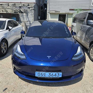 테슬라 중고차 테슬라 모델3 중고차 파란색 2020년식 롱 레인지 중고차 살 때
