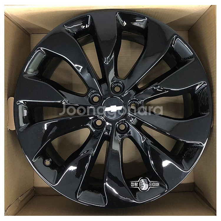 올뉴말리부 19인치 흠집없는 블랙 휠 호환차종 캡티바 올란도 트레일블레이저--3