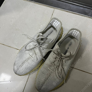 아디다스 이지 부스트 350 V2 크림/트리플 화이트 290 택포