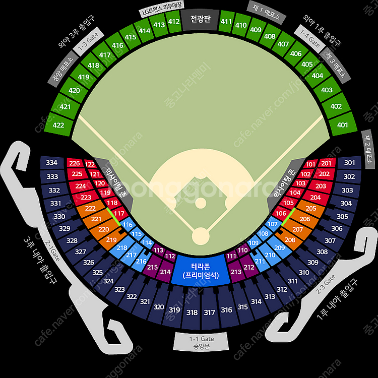 6월 21일 토요일 엘지트윈스 vs 두산베어스 3루 외...--0