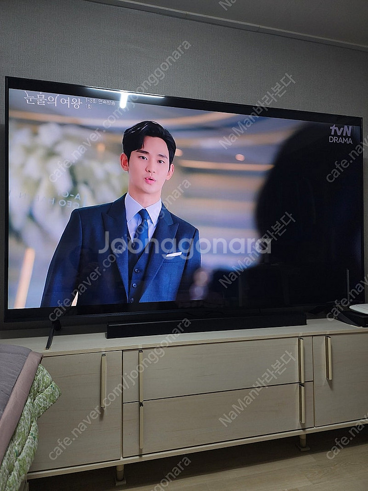 엘지75인치 나노셀 새상품급 팝니다(국내정품/최상위버전/50시간미만)--1