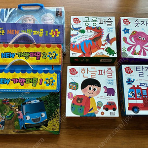 뽀로로 타요 겨울왕국 가방 퍼즐 (+ 아기 퍼즐 드림) 택포