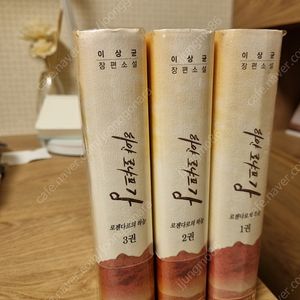 하얀 로냐프 강 1부 양장본 팝니다