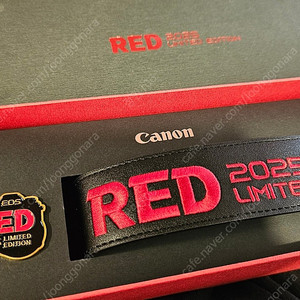 캐논 RED 2025 한정판 스트랩 새상품