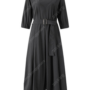 ZOOC 주크 쥬크 보트넥 벨트 포인트 롱 원피스 (택 달린 새상품)