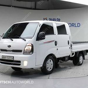 중고트럭매매 더 뉴 봉고3 카고 1톤 더블캡 중고화물차매매 흰색 2022년식 75,327km 1.0톤/더블캡/초장축 GL 중고차시세