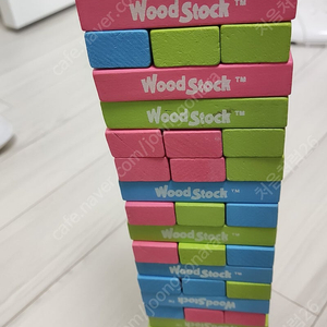 wood stock plus 51pcs 컬러 원목 젠가 게임 팝니다.