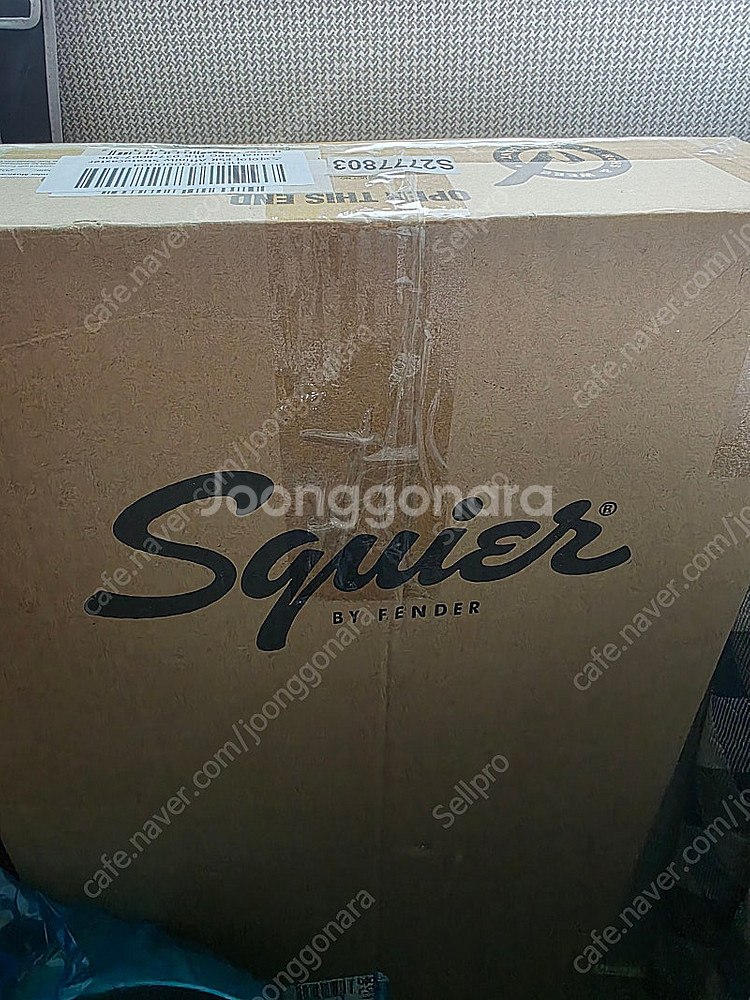 (미개봉) 스콰이어 FSR 어피니티 스트라토캐스터 블랙--0