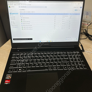 한성 노트북 tfx5550uc 16램