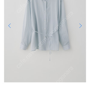 타낫 Muje stripe blouse (blue) 새상품