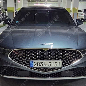제네시스 G90 중고차 가격 제네시스 중고 회색 2023년식 68,519km 3.5T GDI AWD 중고차카페
