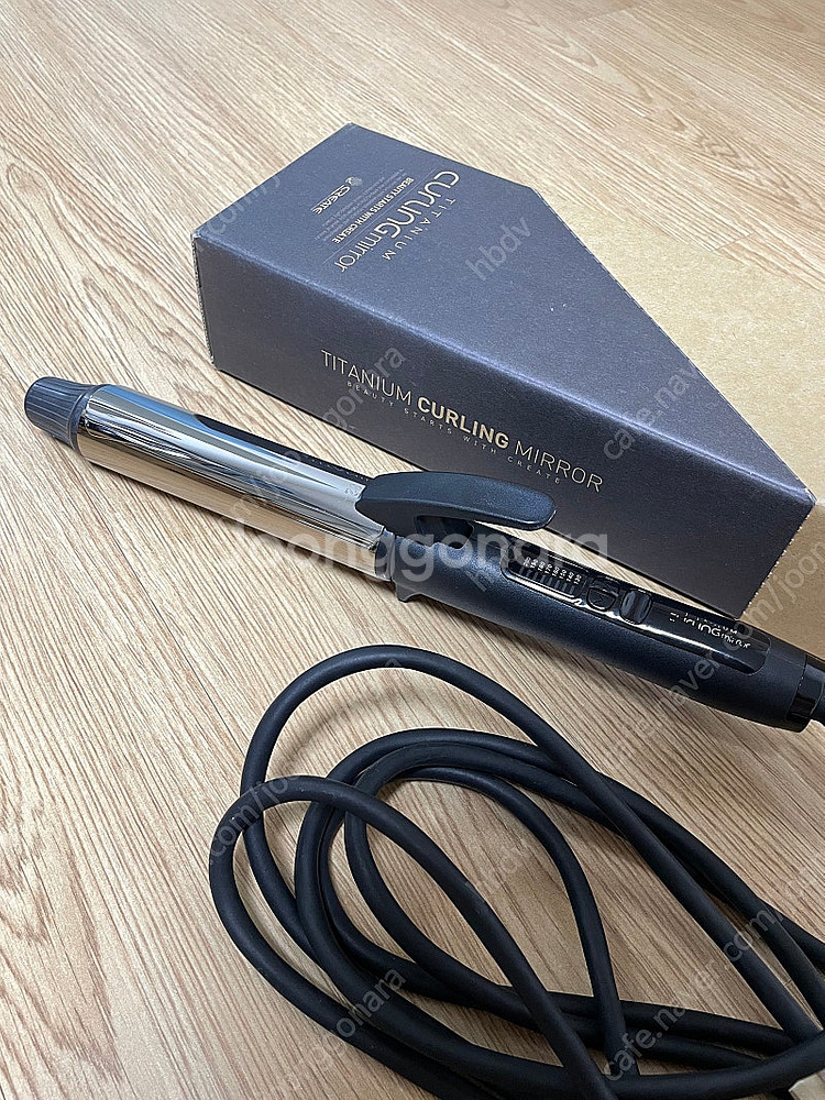그리에이트 티타늄 컬링미러 봉고데기 32mm--0