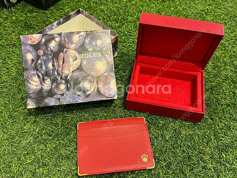 로렉스 정품 보증서 및 설명서.박스.메달 정품 부속--4