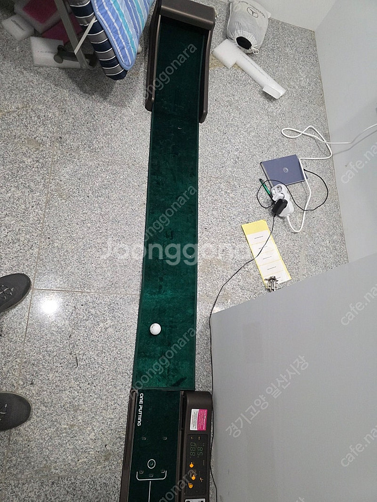 ONE PERTING 퍼팅연습매트 기계--0