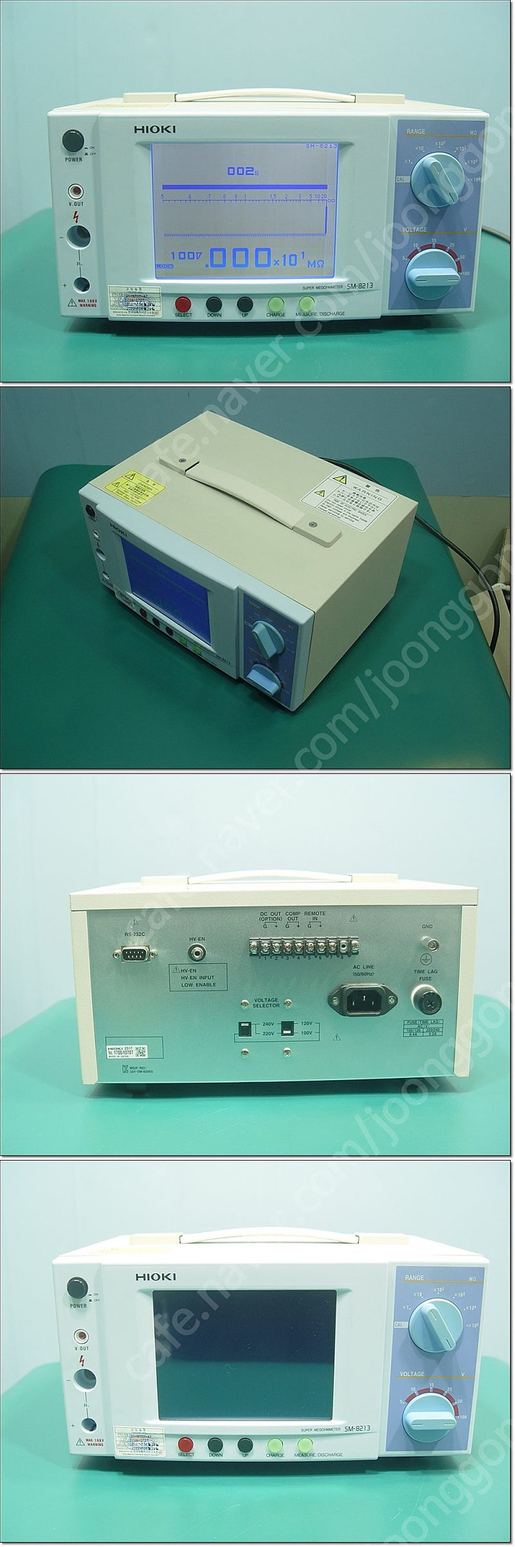 [C5332] HIOKI SUPER MEGOHMMETER SM-8213 히오키 초절연 저항계 이미지