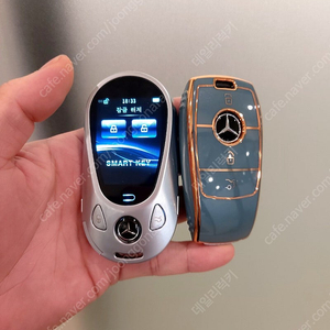 벤츠 SUV GLE 모든연식 스마트키 분실시 긴급 키복사, 최신 타원형 벤츠 타입 LCD 풀터치 스크린 디스플레이키로 업그레이드 제작 편리한 근접도어 PKE 기능 추가 설정 활성화