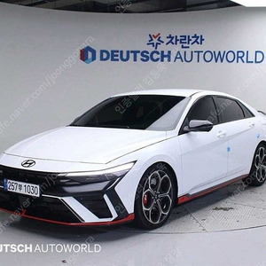 939 km 아반떼 중고 더 뉴 아반떼 CN7 2.0 N 중고자동차가격 당일 출고 흰색