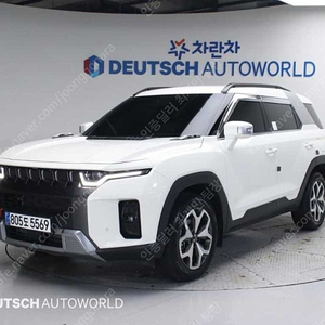 토레스 중고 구매 흰색 2025년식 14,656km 1.5 GDI-T 2WD TV7 중고자동차