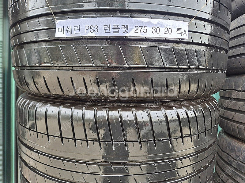 275 30 20 미쉐린 런플렛 타이어 PS3 장착무료...--1