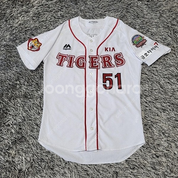마제스틱 기아타이거즈 김원섭 유니폼/남성(95)/ST1475/2009년 챔피언--0