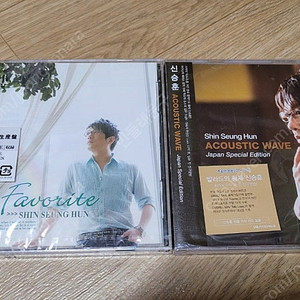 (미개봉)신승훈 My Favorite+Acoustic wave 일본 CD음반 일괄