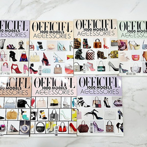 패션잡지 악세사리 액세서리 구두 샌들 신발 가방 디자인 잡지 l'officiel 1000models accessories MIGNON, 수집품, 인테리어소품, 앤틱, 고급 골동품,