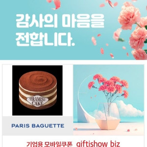 파리바게트 티라미수케이크 기프티콘 팔아요